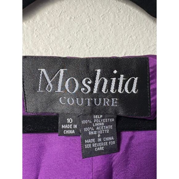Moshita Couture Purple Sleeveless Blouse – Size 10 - Picture 3 of 3